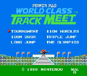 Super Mario Bros. + Duck Hunt + World Class Track Meet (USA) (Rev 1) screen shot title